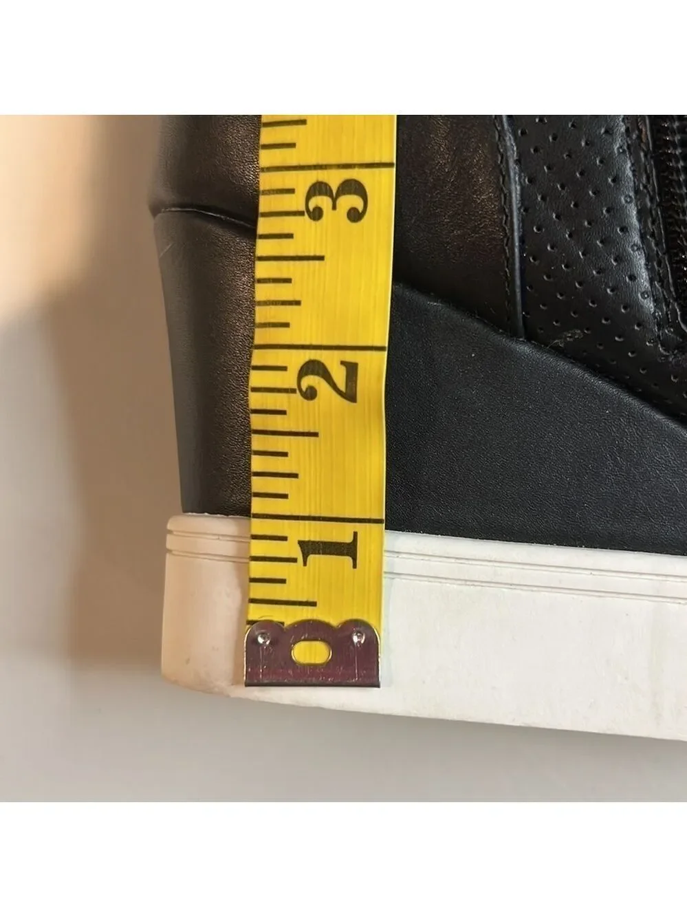 Mia Black Wedge Platform Booties Size 9.5
